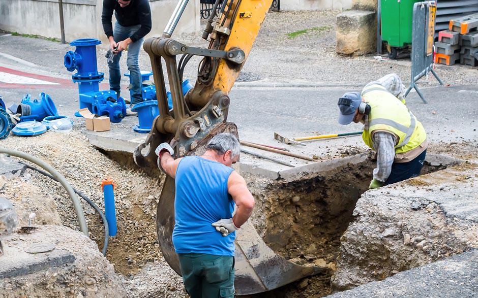 travaux assainissement prix Colombes
